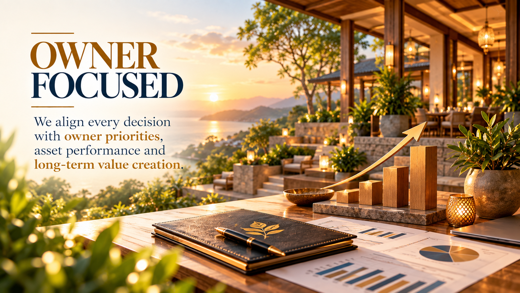 Luxury resort exterior